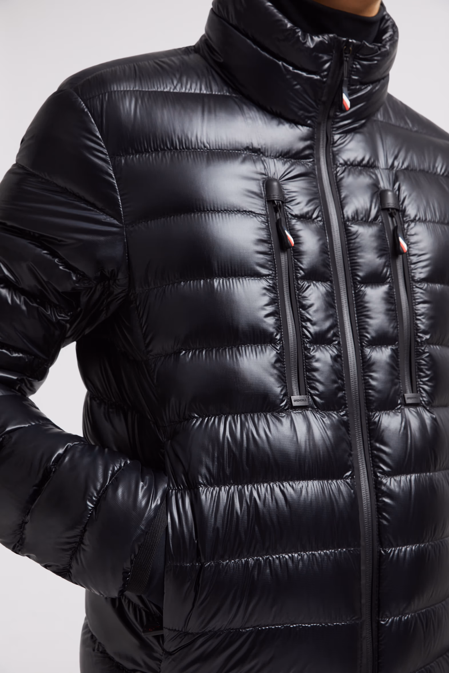Doudoune courte Hers repliable Hommes Noir Moncler 6